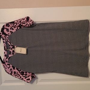 Fracies blue and pink tshirt